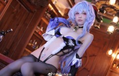 Cosplay：原神甘雨cos,是椰羊也是魅魔 @水淼-Aqua