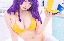 #Cosplay# 碧蓝航线波拉泳装@贞子蜜桃oo